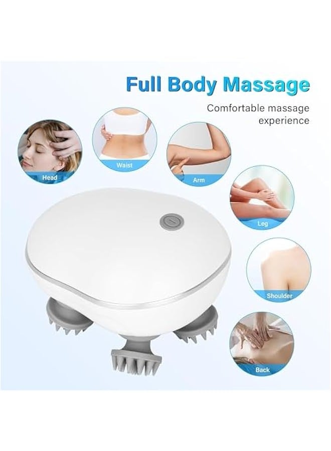 TRASSLE Electric Scalp Massager, Head Massager Scalp with 4 Removable Massage Claws, Rechargeable Waterproof Handheld Head Massage Scalp for Full-Body Massage, Deep Clean and Stress Relax  - Image 3