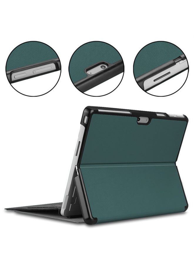 Suitable For Microsoft Pro11 Protective Case Surface10 Leather Case Ultra-thin 2024 Bracket 13 Inch Flat Back Case All-inclusive-Color:Red-Applicable Model:Microsoft PRO11/PRO10/9  - Image 5