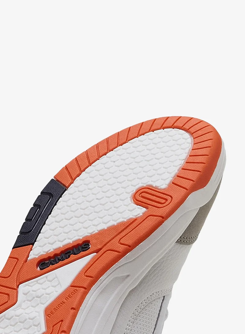 CAMPUS Wht/Navy Kids White Low-Top Sneakers - Durable, Trendy Shoes & Ready for Every Little Adventure  | Best Price UAE