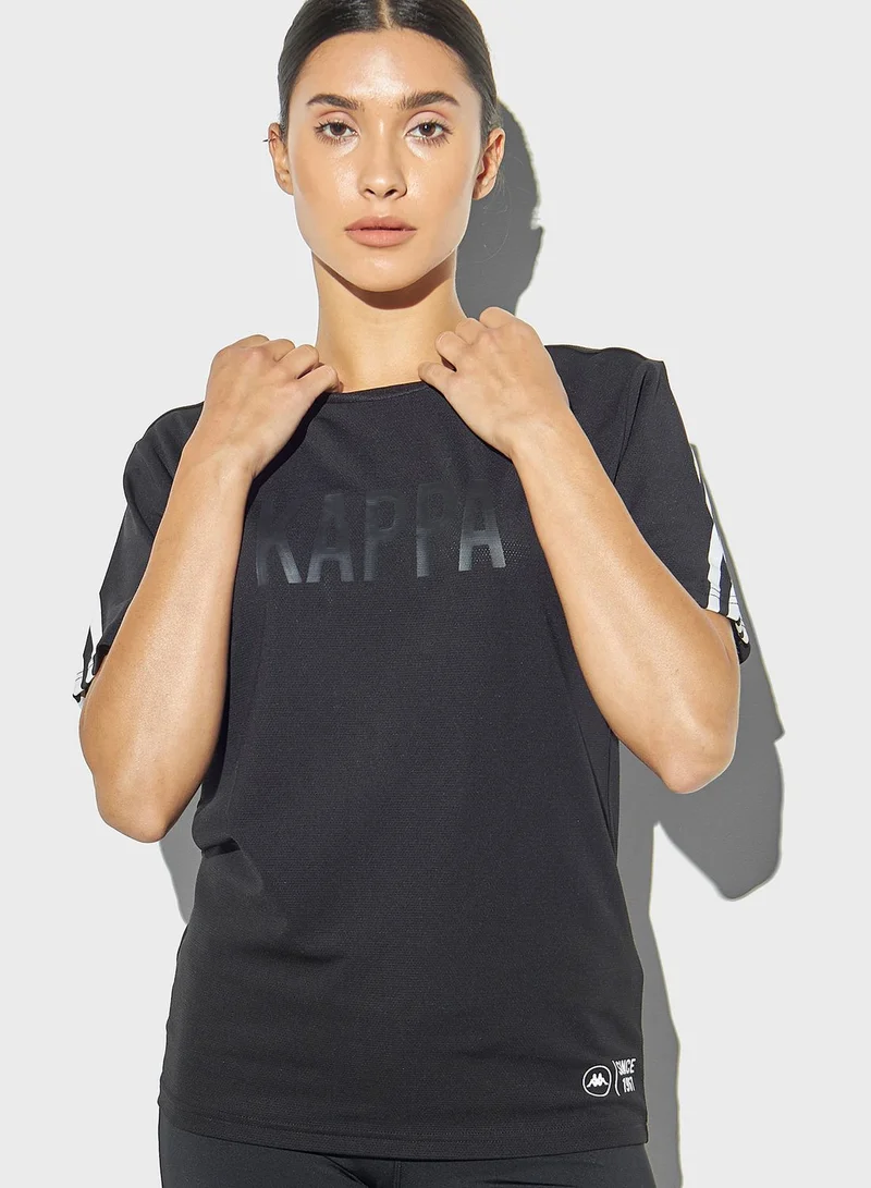 Kappa Stripe Detail T-Shirt
