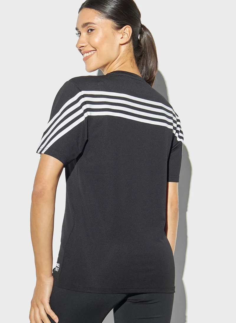Kappa Stripe Detail T-Shirt