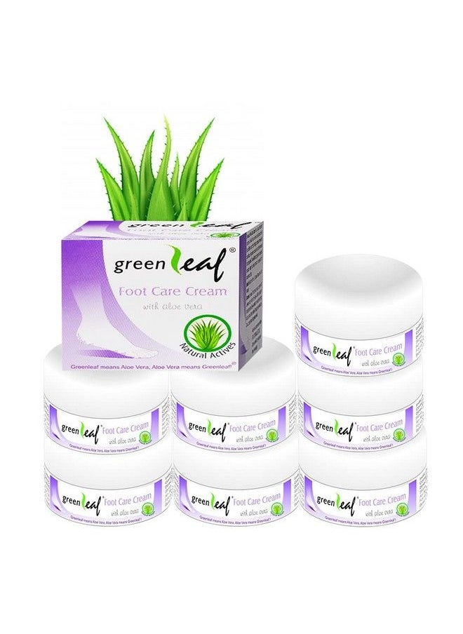 Green Leaf - Foot Care Cream For Dry Chapped & Cracked Skin 25G Pack Of 7 - Image 1