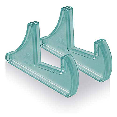 Acrimet Pocket File Holder Horizontal Design Brochure Display (for Wall Mount or Countertop Use) (Removable Supports Included) (Letter Size) (Clear Green Color) - Image 5