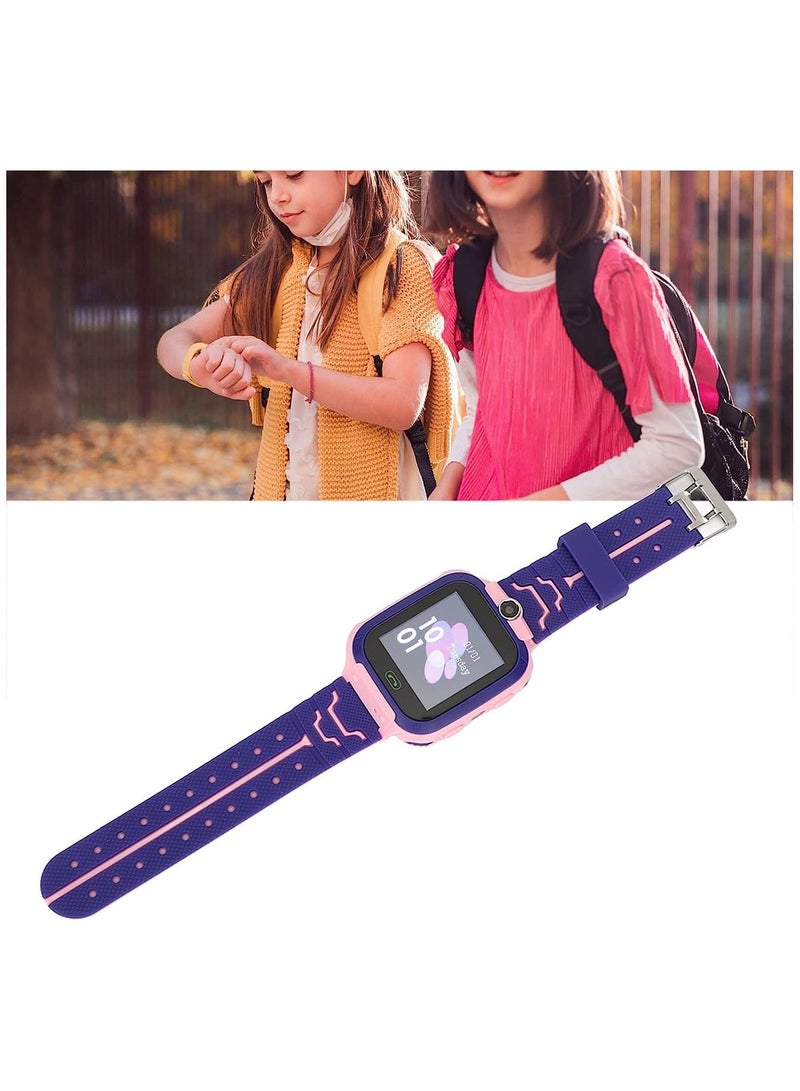 Smart Watch official - Q12 Smart Watch Kid Smartwatches Baby Watch with 1.44 Inches Waterproof Voice Chat Finder tracker and Anti Lost Monitor (Pink) - Image 4