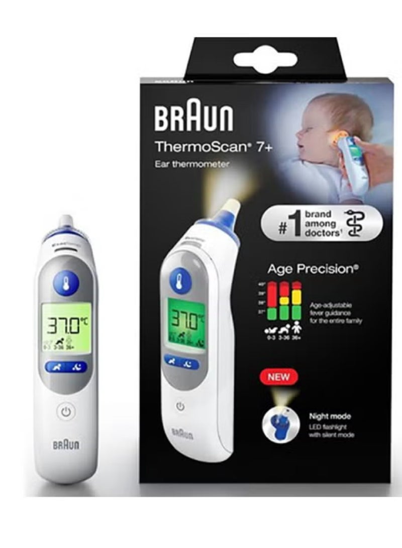 Braun Thermoscan 7+ مع دقة الشيخوخة والوضع الليلي - Image 2