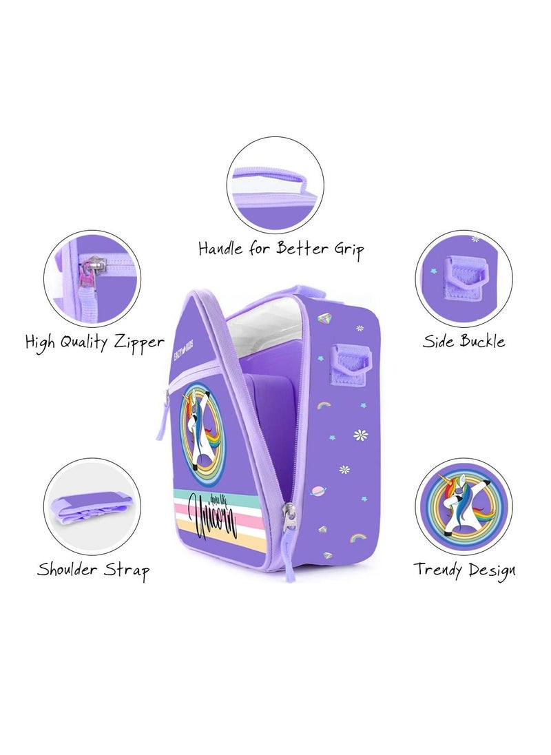 Eazy Kids - Eazy Kids Bento Lunch Bag-Unicorn - Purple - Image 1