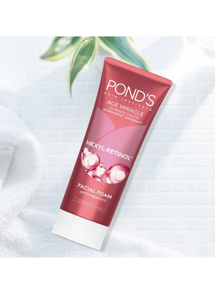 Pond's Age Miracle Ultimate Youth Hexyl-Retinol Facial Foam 90g - Image 5