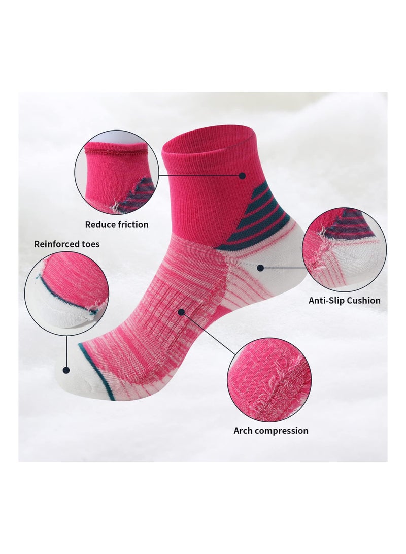 إكسفور ستة أزواج من الجوارب الرياضية للرجال والنساء تشغيل الجوارب القطنية المشي الكاحل الجوارب الرياضية للسيدات ( الاتحاد الأوروبي 37-44 ) . - Image 4