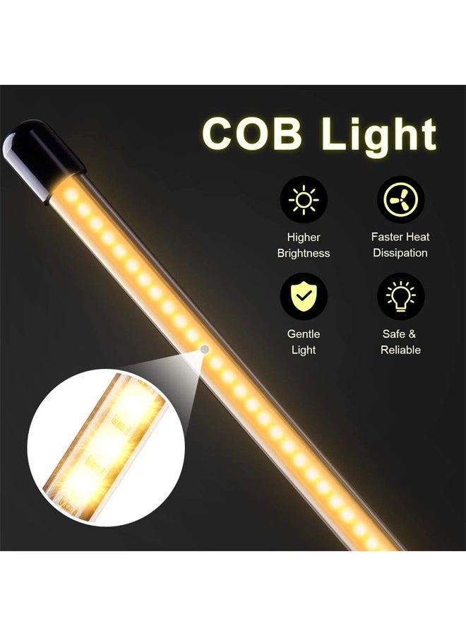 مصباح نمو LED عالي الكفاءة كامل الطيف مزود بمصفوفة من 80 مصباح LED، وعنق مرن قابل للتعديل، ومؤقت، وتحكم متعدد الأوضاع في السطوع، مناسب للمزارعين الداخليين. - Image 4