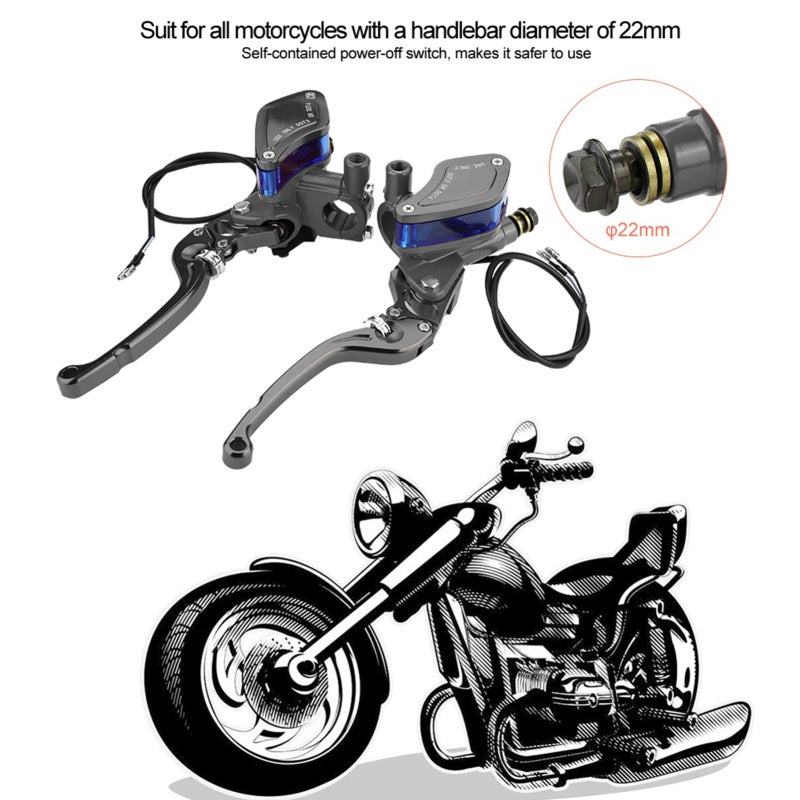 RAYANA CNC Brake Clutch Master Cylinder Titanium Motorcycle - Anodized Aluminum Leaf-Shaped Oil Cup for Rust Resistance - Image 5