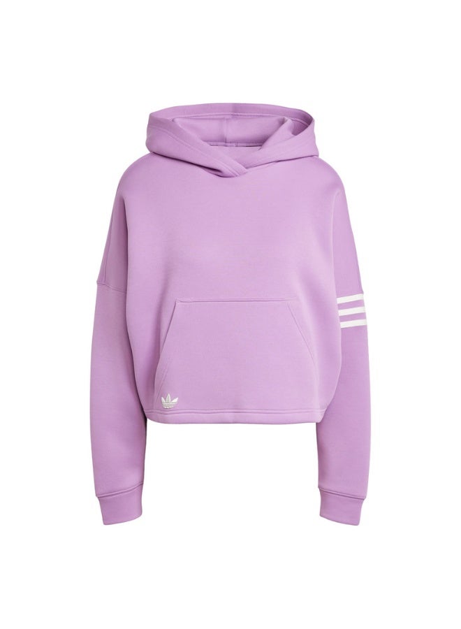 Adidas NEUCL HOODIE Purple Originals Women SWEATSHIRTS - Image 1