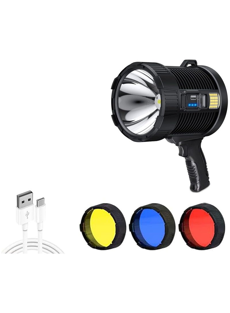 High Intensity Spotlight with Portable Charging, Remote Lighting, Multi-Color Lighting W5112 - Image 1