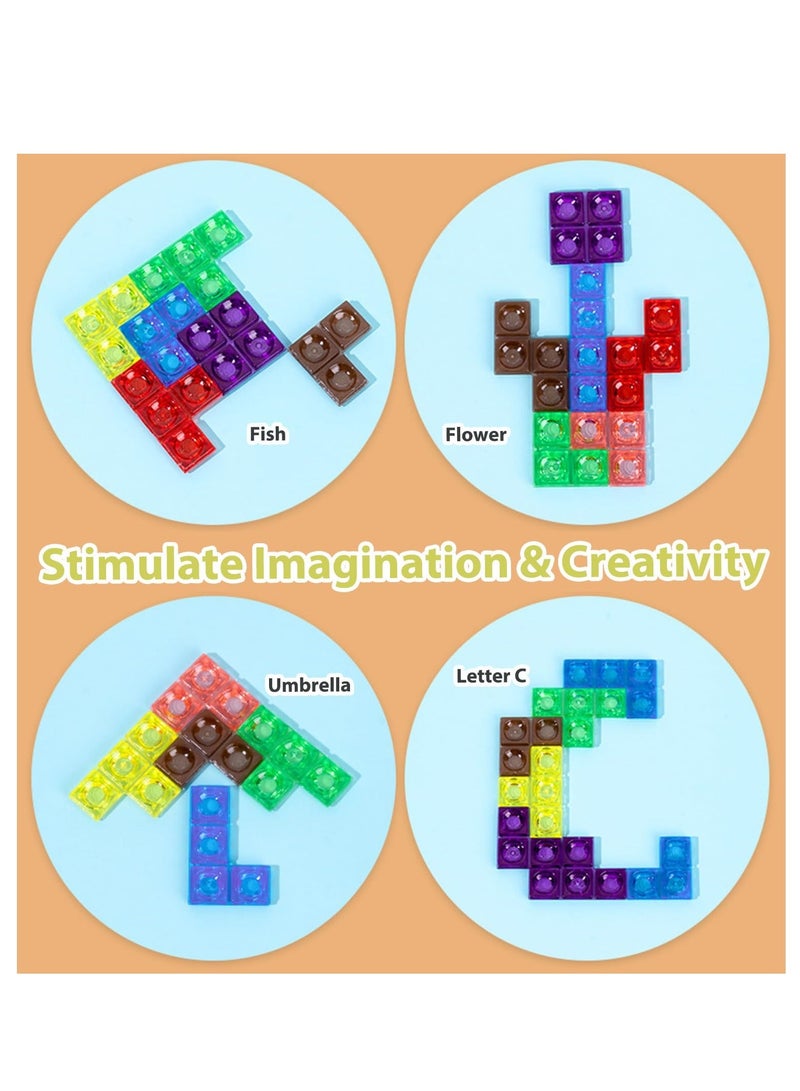 3D Russian Blocks Puzzle Game, Transparent Brain Teaser Toys Blocks, Vertical Board Puzzle Game, Educational Toys Gift for 7-14 Year Old Boys Girls - Image 3