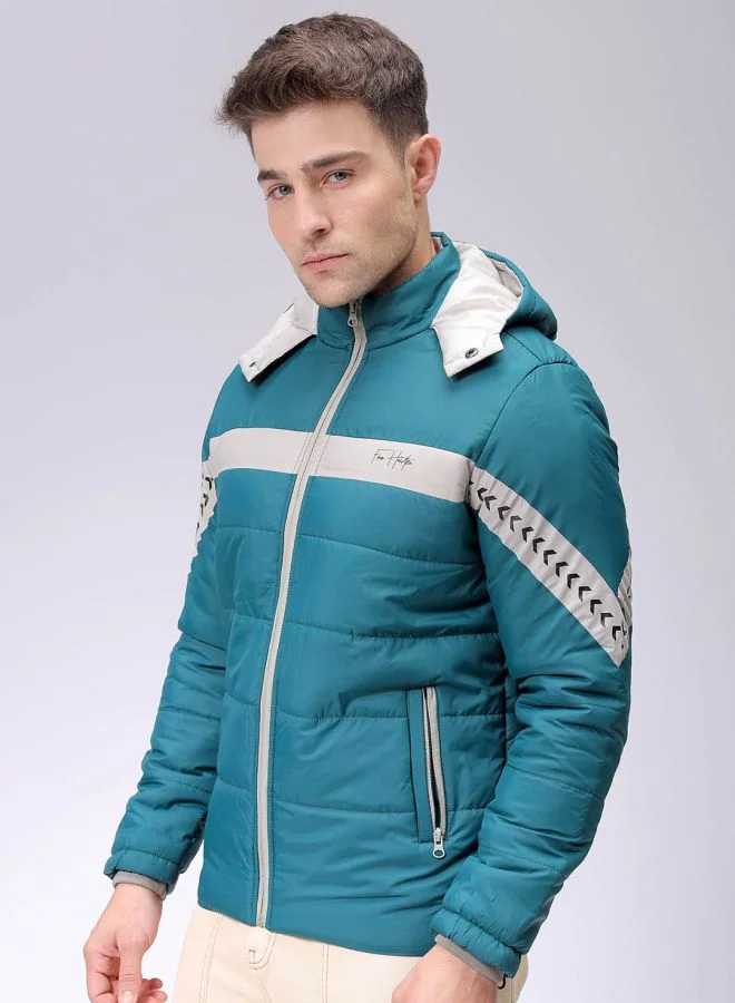 شركة المرآب الهندية Men Slim Fit Mix & Match Puffer Jackets