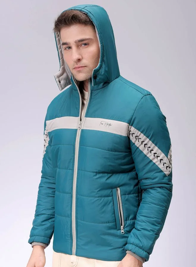 شركة المرآب الهندية Men Slim Fit Mix & Match Puffer Jackets