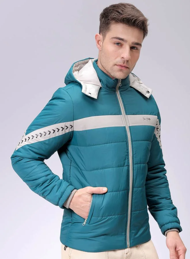 شركة المرآب الهندية Men Slim Fit Mix & Match Puffer Jackets