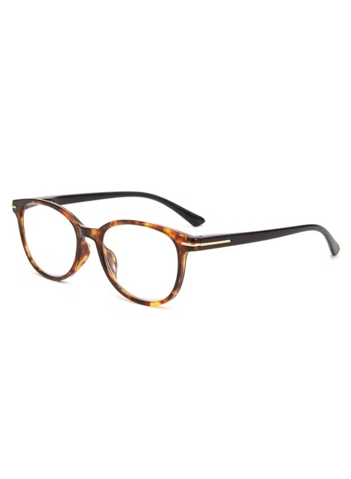 بوما للبصريات +3.00 نظارات لارا للقراءة للنساء، +3.0 نظارات مكبرة أنيقة مضادة للضوء الأزرق، نظارات لعلاج قصر النظر الشيخوخي، خفيفة الوزن، لون وإطار أنيقان لتخفيف إجهاد العين الناتج عن شاشات الكمبيوتر والهاتف - Image 1