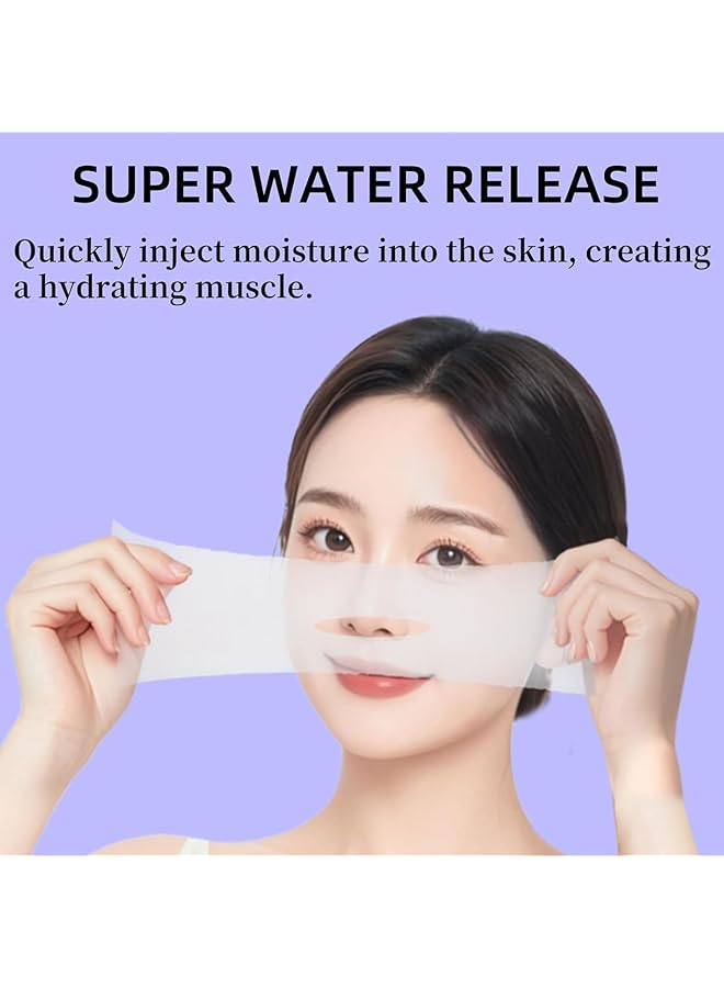 NALACAL 200 Piece Makeup Wet Cotton Pads Stretchable Face Mask Sheets For Hydration Tearable Bandage & Hydrating Cotton Towels For Skincare - Image 4