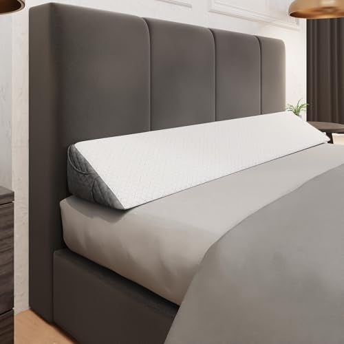 Klbs Wedge Pillow Headboard Flippable 2 Sided Instantly Change Your Decor Mattress Gap Filler Full Size
