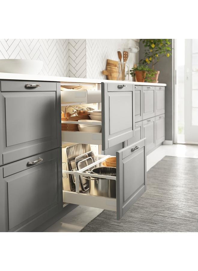 زبون إضاءة LED للمطبخ والدرج مع مستشعر، قابلة للتعتيم باللون الأبيض، 56 سم - Image 3