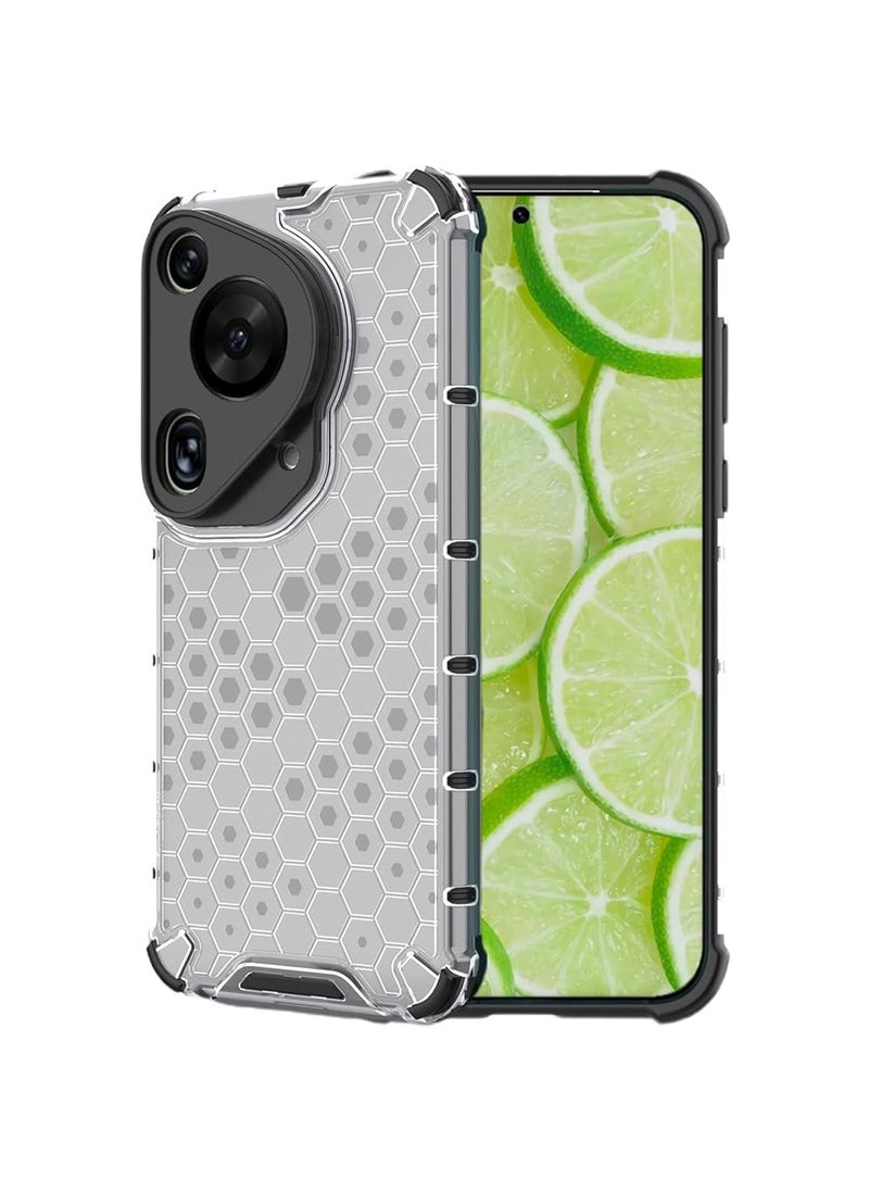 X-level - Huawei Pura 70 Ultra 5G Case,[Anti Yellowing] Military-Grade Shockproof Back Cover Scratch-Resistant Protection Slim TPU Honeycomb Phone Cover for Huawei Pura 70 Ultra 5G - Image 1