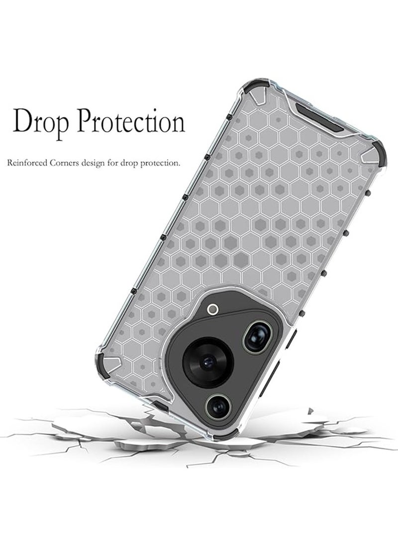 X-level - Huawei Pura 70 Ultra 5G Case,[Anti Yellowing] Military-Grade Shockproof Back Cover Scratch-Resistant Protection Slim TPU Honeycomb Phone Cover for Huawei Pura 70 Ultra 5G - Image 1