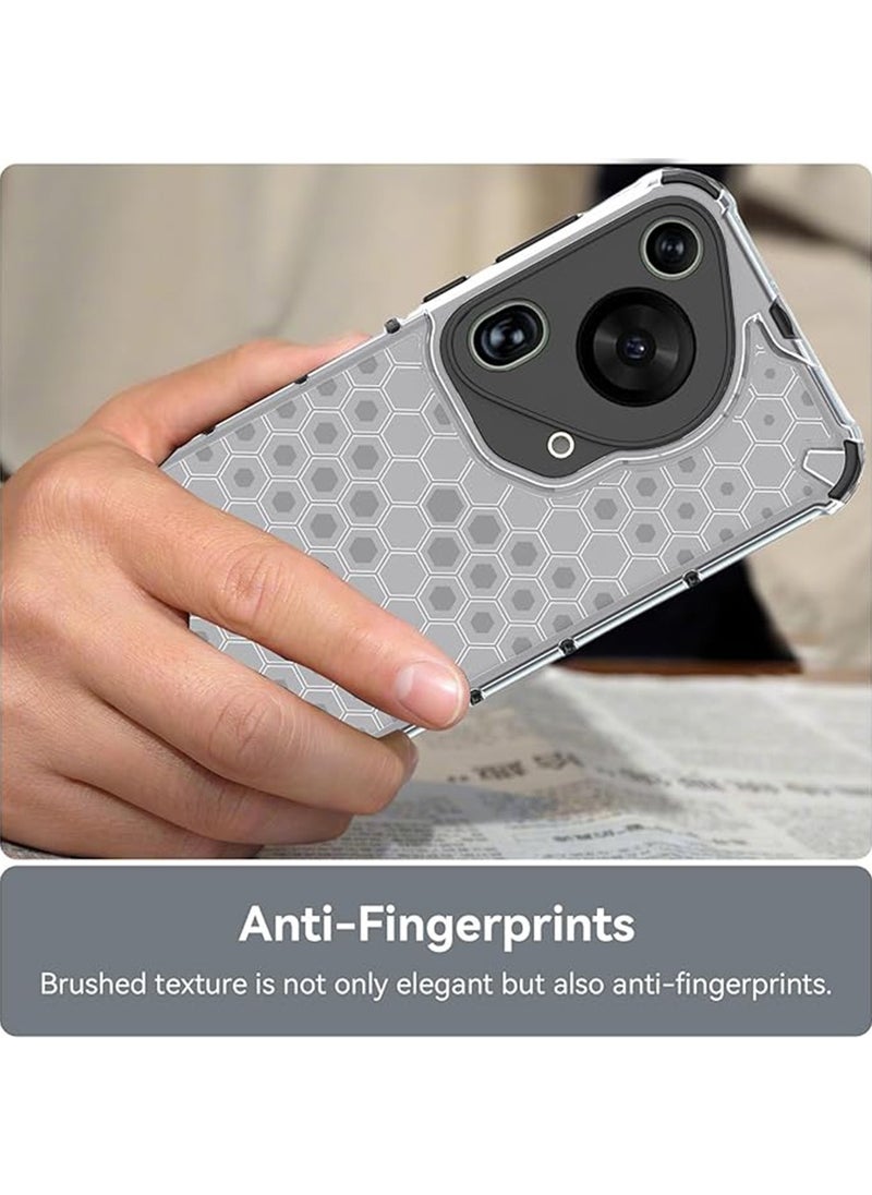 X-level - Huawei Pura 70 Ultra 5G Case,[Anti Yellowing] Military-Grade Shockproof Back Cover Scratch-Resistant Protection Slim TPU Honeycomb Phone Cover for Huawei Pura 70 Ultra 5G - Image 1