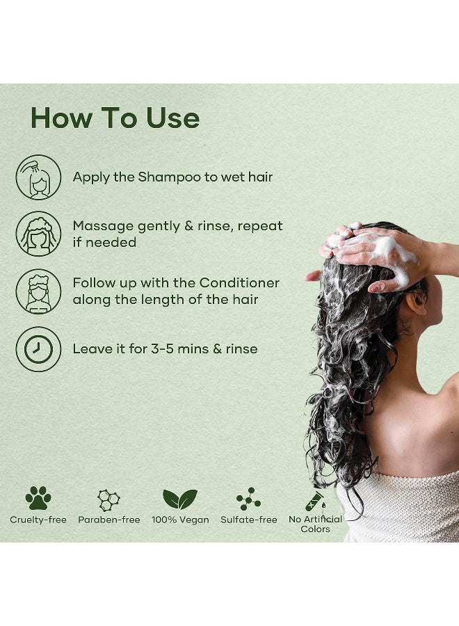 بوتانيك هيرث مجموعة شامبو وبلسم بزيت النعناع من بوتانيك هيرث - تركيبة لتقوية الشعر بالكيراتين للشعر الخفيف - تحارب تساقط وتعزز نموه - خالية الكبريتات للرجال والنساء - 473 ملليلتر × 2 سميك - Image 5