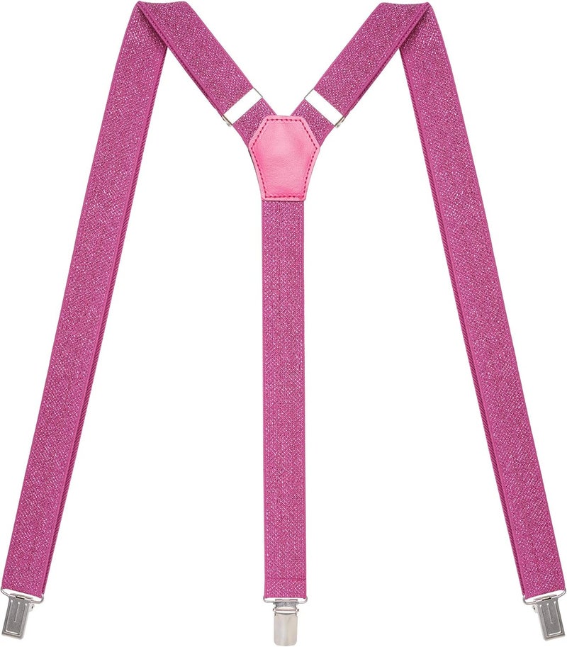 Action Ward Store Womens Suspenders – Y Back Style – 1" Width - Comfortably Adjustable Elastic Straps and Metal Clips - Image 1