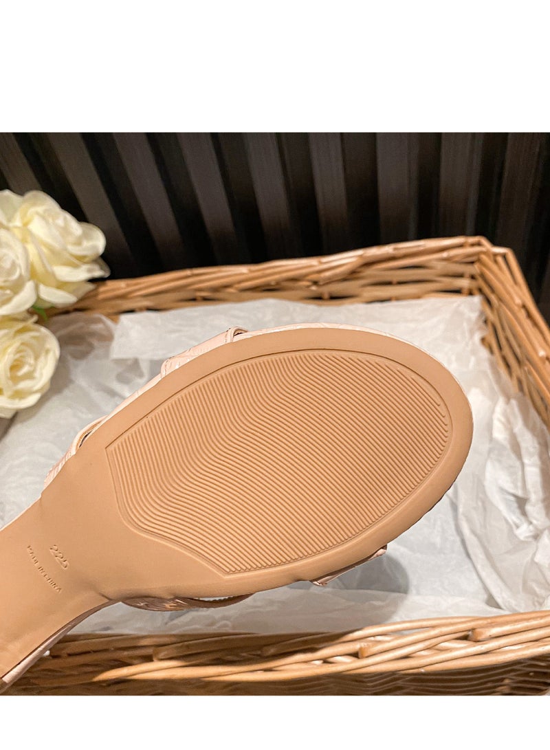 Women's High-Heeled Sandals And Straight Line Sandals