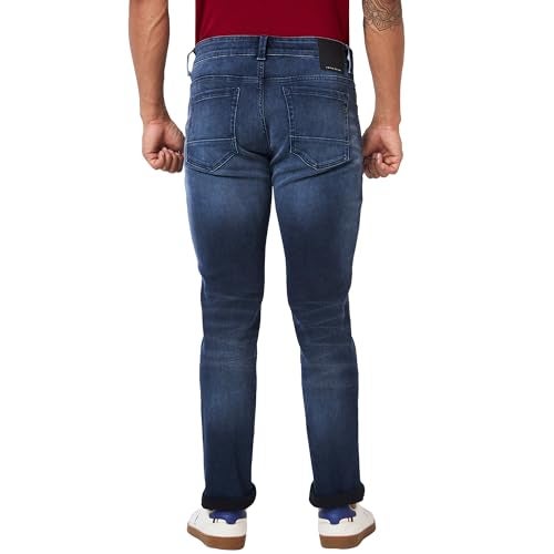 Spykar Men's Rover Regular Fit Mid-Rise Casual Jeans Dark Blue - Image 3