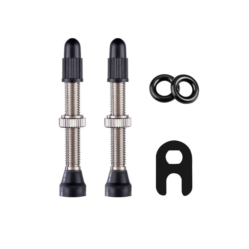 HZJD 2PCS Tubeless Valves Brass Tubeless Valve Stem40 mm 1PSC Valve Core Remover Tool - Image 3