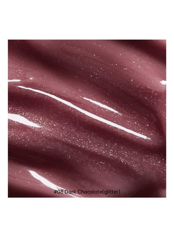 Febble Hydration Lip Butter Balm - Moisturizing Lip Balm Nourishing Lip Care Butter Instantly Locks in Moisture for Pillow-Soft Lips with Shea Butter, for Glowy, Dewy, Plumped Lips #08 Dark Chocolate (glitter) - Image 4