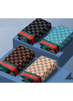 OUTAD 4 Pcs Men's Trunks Boxer Breathable Shorts Box PC Cotton Briefs Fashion Sports Boxer XXXL  - Image 1