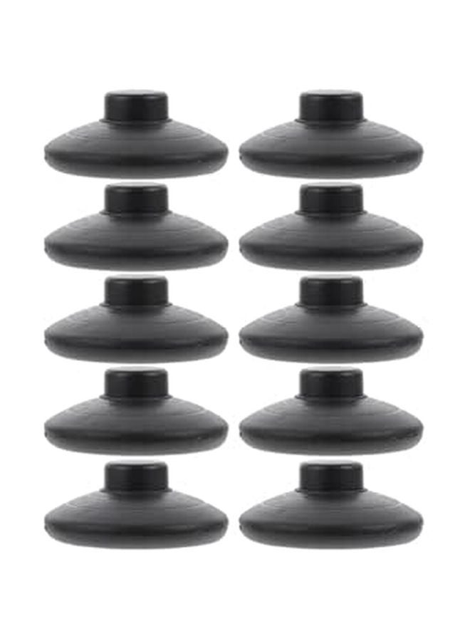 Black Self Locking Foot Pedal Switch For Floor And Table Lamp Replacement 10Pcs - Image 1