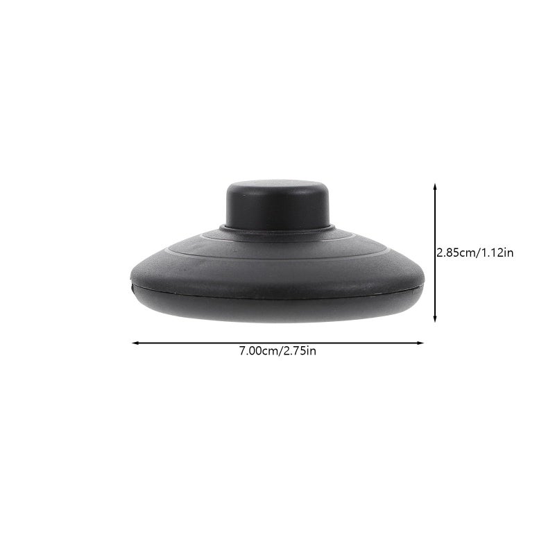 Black Self Locking Foot Pedal Switch For Floor And Table Lamp Replacement 10Pcs - Image 3