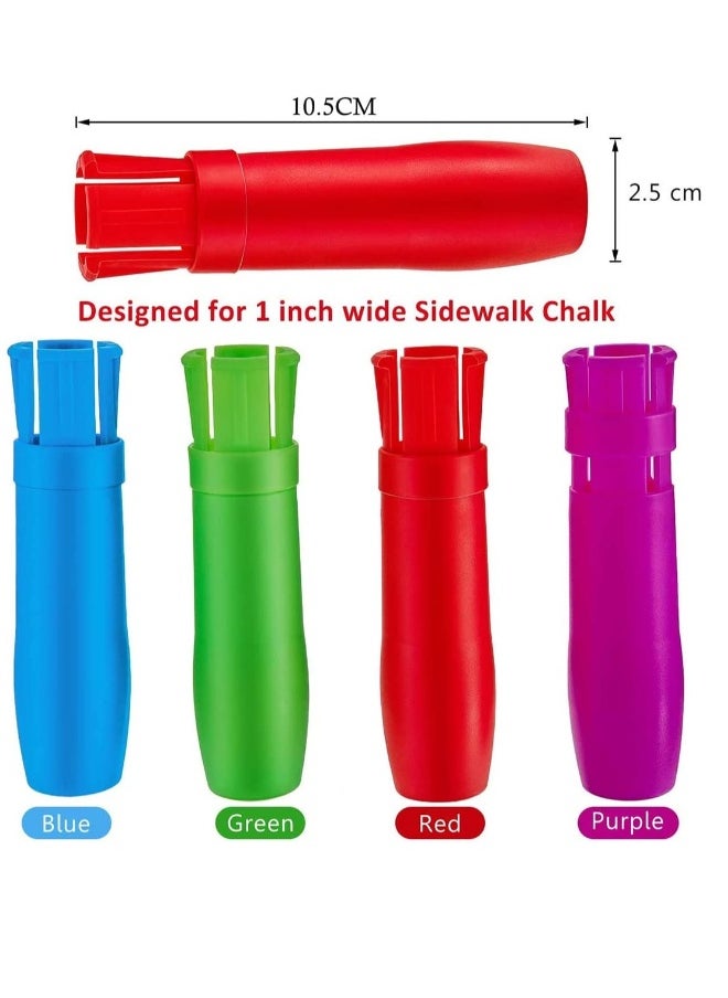 Generic Chalk Holders Sidewalk Railroad Chalk Holder Plastic Adjustable Chalk Clip Colorful Holder Set for Teachers Students Office or Classroom On Blackboard Sticker Chalkboard (5)  - Image 3