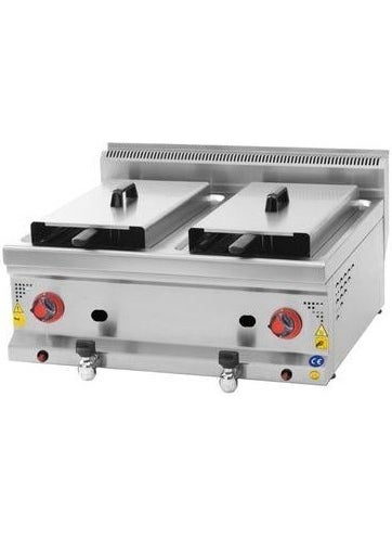 CSA Inox Karacasan Industrial 8+8 lt Electric Fryer 