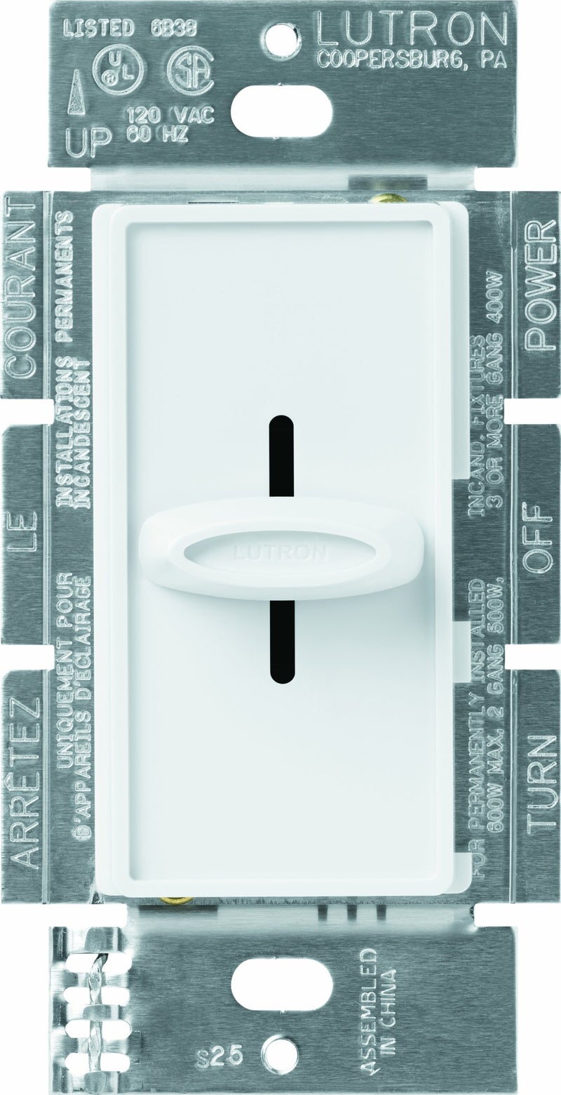 LUTRON Lutron Skylark Fully Variable 5 Speed Fan Control for Variable Speed Fans | SFS-5E-WH | White 