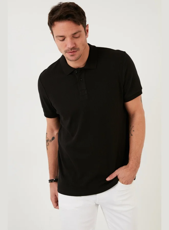 بوراتي Buratti Cotton Regular Fit Buttoned Polo Collar T Shirt Men's POLO COLLAR T SHIRT 5902281