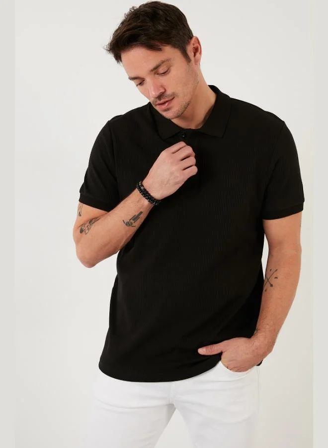 Buratti  Buratti Cotton Regular Fit Button-Down Polo Collar T-Shirt Men's POLO COLLAR T-SHIRT 5902281 for Men | Best Price UAE