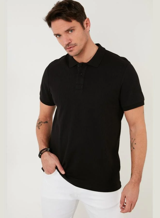 Buratti  Buratti Cotton Regular Fit Button-Down Polo Collar T-Shirt Men's POLO COLLAR T-SHIRT 5902281 for Men | Best Price UAE