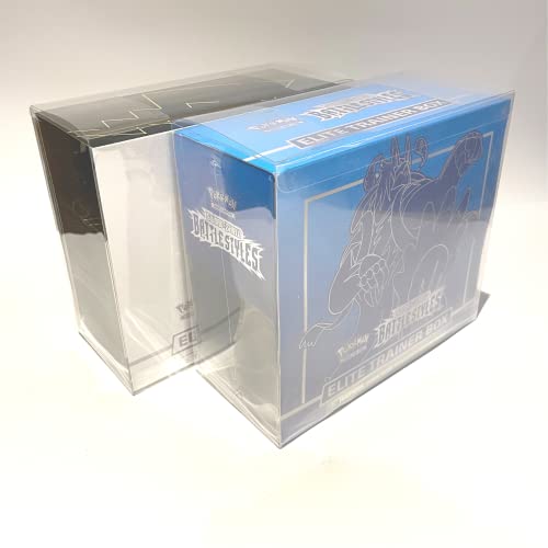 Fidelis Pokemon Case (Elite Trainer) Clear Plastic Display Box for ETB Elite Trainer Box, Convenient, Stackable Storage Solution for Collectors Gifts Pokemon Cards Protector… - Image 3