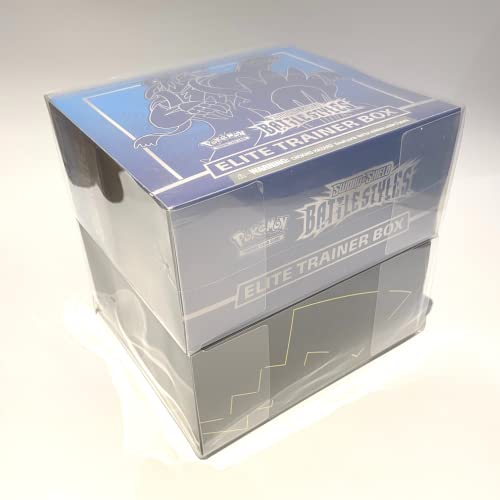 Fidelis Pokemon Case (Elite Trainer) Clear Plastic Display Box for ETB Elite Trainer Box, Convenient, Stackable Storage Solution for Collectors Gifts Pokemon Cards Protector… - Image 4