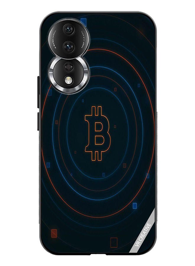 VR CREATIVE Protective Case Cover For Honor 80 Bitcoin Design Multicolour - Image 1
