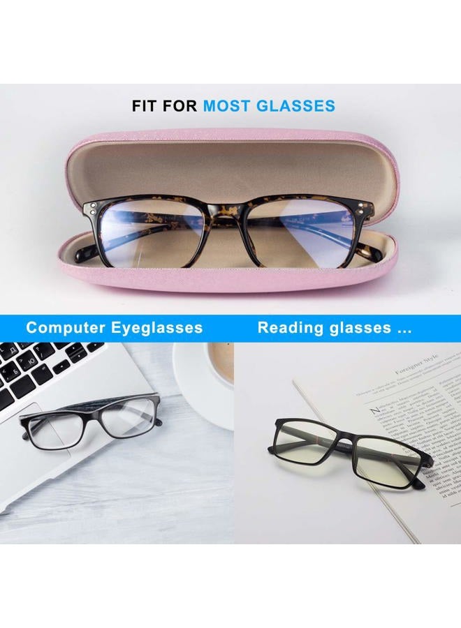 RayLove Unisex Hard Shell Eyeglasses Cases, Protective Case For Glasses, Deep Bright Pink, One size - Image 4