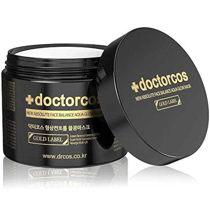 DOCTORCOS Gold Label Water Glow Mask Cream (4th Generation) | New Absolute Face Balance Aqua Glow Mask | Moisturizing Sheet Free Pack | Face Lifting & Wrinkle Improvement | Korean Skincare | 3.71 oz - Image 1