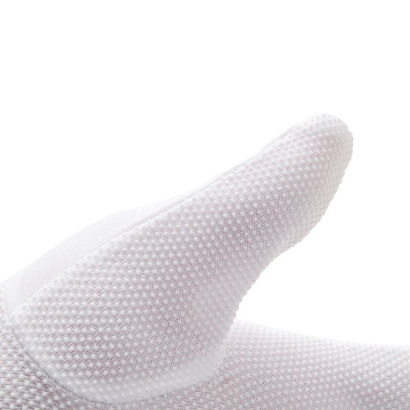 JISEN Men Police Formal Tuxedo Honor Guard Parade Nylon Cotton Non-slip Gloves (White, US One size) - Image 5