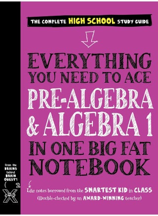 Everything You Need to Ace Pre-Algebra and Algebra I in One Big Fat Notebook - pzsku/ZB9B5ADC8EF7D92F55421Z/45/_/1723112556/e1b23dbf-8b51-4ad1-8266-418b80d9d837