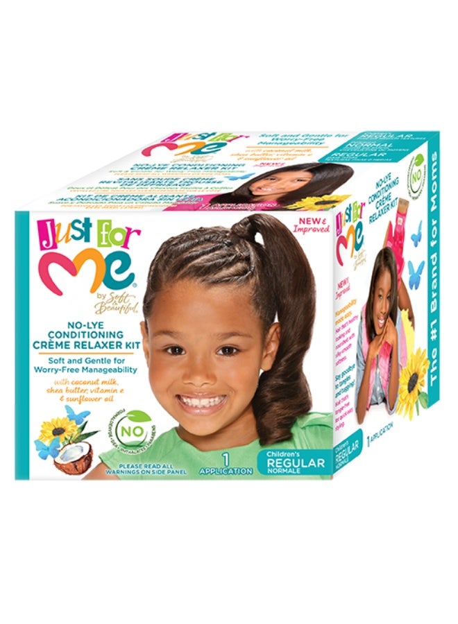 Just for me NO-LYE conditioning cream relaxing kit